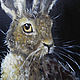 Order Oil painting Hare hare. Viktorianka. Livemaster. . Pictures Фото №3