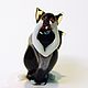 Decorative figurine made of colored glass cat Cosima. Miniature figurines. In Glass. Online shopping on My Livemaster.  Фото №2