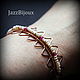 Браслет с   жемчугом и шпинелью. Браслет жесткий. JazzBijoux (Елена Сафронова). Ярмарка Мастеров.  Фото №6