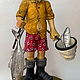 Fisherman-a decorative figure made of wood. Gifts for hunters and fishers. Art Branch Org (ArtBranchOrg). My Livemaster. Фото №4