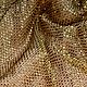 Mesh with crystals. Golden, Fabric, Podolsk,  Фото №1