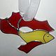 Подвески из стекла: Морские жители. Подвески. Stainedglassday (STAINEDGLASSDAY). Ярмарка Мастеров.  Фото №4