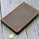 Order Cover for auto documents brown leather. SUNGAZER leather products. Livemaster. . Passport cover Фото №3