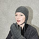 Шапка шлем. Шапки. Polina Benefit. Ярмарка Мастеров.  Фото №8