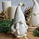 Свечи "Гномы Лыжники", 2 штуки. Свечи. Prima_decor_and_candles. Ярмарка Мастеров.  Фото №5