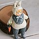 Ватная ёлочная игрушка. Елочные игрушки. Мария Корнилова (KornilovaMaria). Интернет-магазин Ярмарка Мастеров.  Фото №2