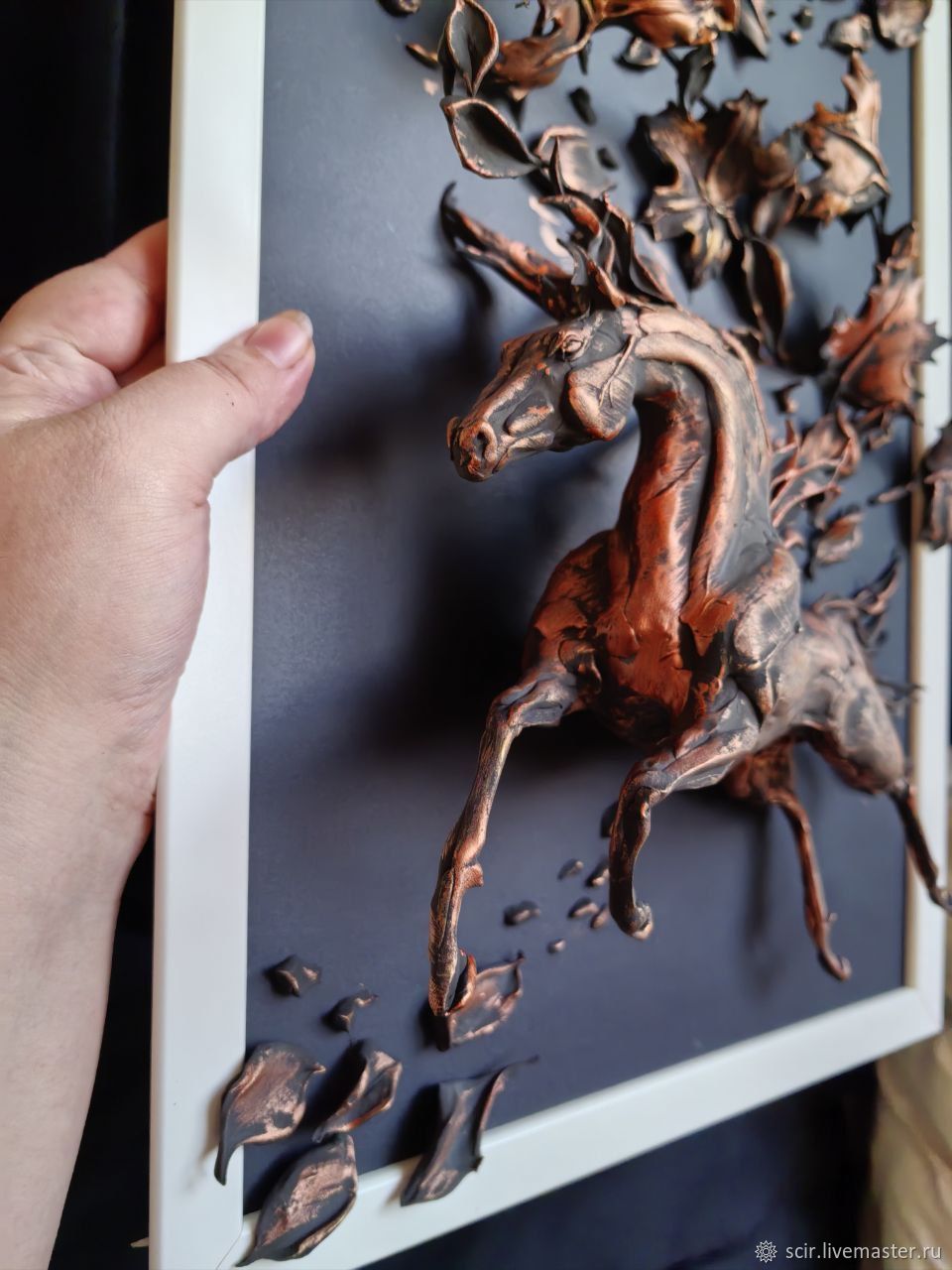 Панно Бронзовый всадник без всадника (бронзовая лошадь) на заказ в интернет-магазине Ярмарка Мастеров по цене 35700 ₽ – WP66ORU | Панно, Москва - доставка по России