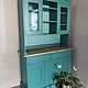 Kitchen furniture:Sideboard made of solid dark green. Kitchen. Joinery in Altai. My Livemaster. Фото №4