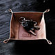 Leather organizer for small items in red color. Jewelry storage. odalgoods (odalgoods). Online shopping on My Livemaster.  Фото №2