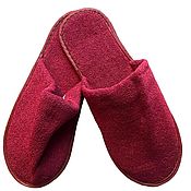 Обувь ручной работы handmade. Livemaster - original item Cherry terry slippers 5 pairs closed cape. Handmade.