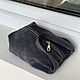 Cosmetic bag Suede Grey Dressing Case Travel Organizer Case Pencil Case. Travel bags. BagsByKaterinaKlestova (kklestova). My Livemaster. Фото №6