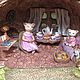 Нора "Кошкин дом". Статуэтки. ''Истории из глины'' Таня Черкас. Ярмарка Мастеров.  Фото №5
