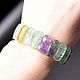 Bracelet made of natural fluorite with cut, Bead bracelet, Moscow,  Фото №1