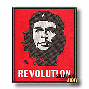 Материалы для творчества handmade. Livemaster - original item Chevron Che Guevara Revolution patch on clothes. Handmade.