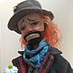 Старый клоун, Интерьерная кукла, Санкт-Петербург,  Фото №1