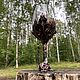 Заказать Бокал с розой на ножке и инкрустацией натуральными камнями. Skari-art. Ярмарка Мастеров. . Бокалы Фото №3