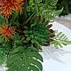 Оазис из суккулентов искусственных. Бонсай. Flowers16kzn-. Ярмарка Мастеров.  Фото №6