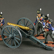 Сувениры и подарки handmade. Livemaster - original item Set of soldiers 5 pieces. The Napoleonic wars. British Artillery. Handmade.