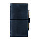 Leather traveler's notebook with pocket and pen holder, Notebooks, Moscow,  Фото №1