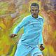 Order Oil painting 50 by 70 cm sports painting football gift to a football player. paintmart (oikos). Livemaster. . Pictures Фото №3