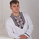 Slavic linen battle shirt. People\\\'s shirts. ivankaclub (ivankaclub). Online shopping on My Livemaster.  Фото №2