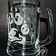 On the trail of wolves. Beer mug. Mugs and cups. ArtGraving. My Livemaster. Фото №4