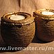 УЮТНЫЕ. Подсвечники. дядя Гриша. Ярмарка Мастеров.  Фото №5