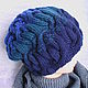 Шапка вязаная. Шапки. IRIS CRAFT. Ярмарка Мастеров.  Фото №6