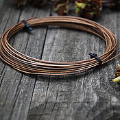Материалы для творчества handmade. Livemaster - original item 1,2mm Bronze wire (solid). Handmade.