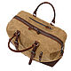 Дорожная сумка из натуральной итальянской кожи и канваса. Дорожная сумка. Camelbags. Ярмарка Мастеров.  Фото №11