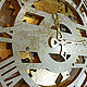 Arreglo de pared con engranajes giratorios y reloj. Backlit Clocks. KancyrevDecoration. Ярмарка Мастеров.  Фото №5