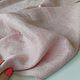 Лен сорочечный Пудра с эффектом мятости 100%. Ткани. Linum Textile. Интернет-магазин Ярмарка Мастеров.  Фото №2