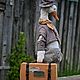 Тедди-Лебедь. Мишки Тедди. Елена Яцук (handmade_elena39). Интернет-магазин Ярмарка Мастеров.  Фото №2
