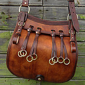 Сувениры и подарки handmade. Livemaster - original item Hunting bag leather, yet feels mod.3. Handmade.