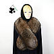 collar made of silver fox fur 'crystal' vn-3. Collars. Mishan (mishan). Online shopping on My Livemaster.  Фото №2