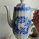 Antique porcelain coffee pot teapot China blau Bavaria. Coffee pots. VintageMe. My Livemaster. Фото №8