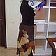 Юбка"Васильковый листопад". Юбки. Марина Шульженко. Ярмарка Мастеров.  Фото №5
