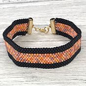 Украшения handmade. Livemaster - original item Braided bracelet: beaded bracelet. Handmade.