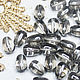 Beads drops 10/6 mm Gray 1 piece briolettes, Beads1, Solikamsk,  Фото №1