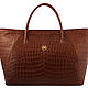 A unisex bag made of Nile crocodile leather.Travel-fitness bag. Sports bag. BOA. Online shopping on My Livemaster.  Фото №2