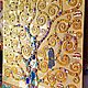 Árbol de la felicidad (árbol de la Vida de Klimt). El PÁJARO azul de la FELICIDAD. Pictures. Irina Bast. Artist with cat. Интернет-магазин Ярмарка Мастеров.  Фото №2