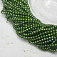 Glass Pearl Beads 4mm Green 50 pcs. Beads1. agraf. My Livemaster. Фото №4