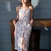 Одежда handmade. Livemaster - original item Copy of Summer polkadots dress. Handmade.