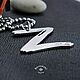 Order Pendant Z/For our/Polite People Z/stainless steel. Borowski store. Livemaster. . Pendant Фото №3