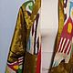 Uzbek robe made of suzane and ikat. Boho coat, caftan. S011. Robes. businka34. My Livemaster. Фото №6