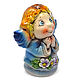 Ceramic figurine 'Angel with flowers'. Figurine. aboka. Online shopping on My Livemaster.  Фото №2