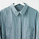 Order Women's 100% linen oversize shirt. etnoart. Livemaster. . Shirts Фото №3