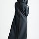 Long warm hooded dress-DR0385W2. Dresses. EUG fashion. Online shopping on My Livemaster.  Фото №2