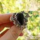 Silver ring 'Marlena' with Black onyx, Rings, Yalta,  Фото №1