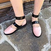 Обувь ручной работы handmade. Livemaster - original item Cosmo pink sandals. Handmade.